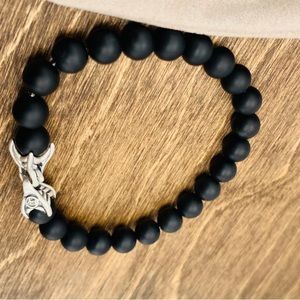 David Yurman spiritual beads 8mm bracelet black onyx